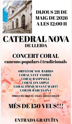 Concert Coral a la Catedral Nova.