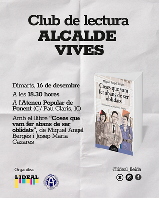 Club de lectura Alcalde Vives.