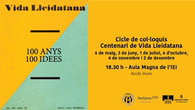 Cartell promocional: Centenari de la Vida Lleidatana.