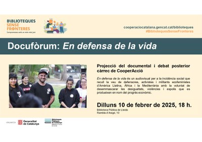 Docufòrum. Projecció del documental “En defensa de la vida”.