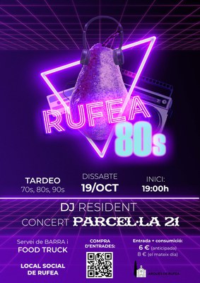 Cartell Festa Rufea 80s.