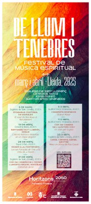 Cartell del Festival "De llum i tenebres".