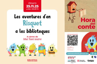 "Les aventures del Risquet", a càrrec de Mai Tant teatre..