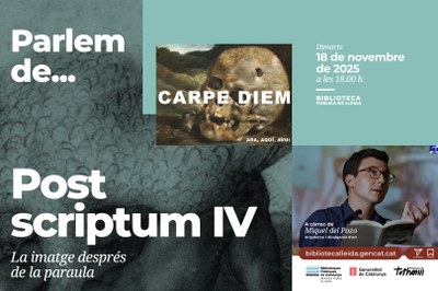 Nou cicle de xerrades “Post scriptum” amb Miquel del Pozo.