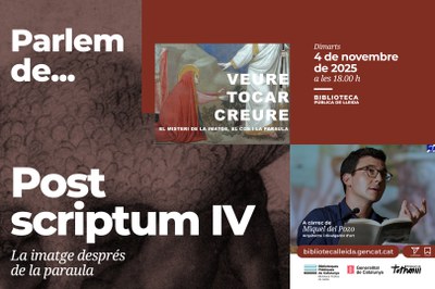 Nou cicle de xerrades “Post scriptum” amb Miquel del Pozo.