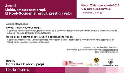 Cartell de l'activitat.