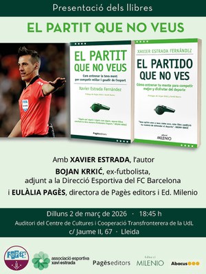 'El partit que no veus' de Xavier Estrada Fernàndez..