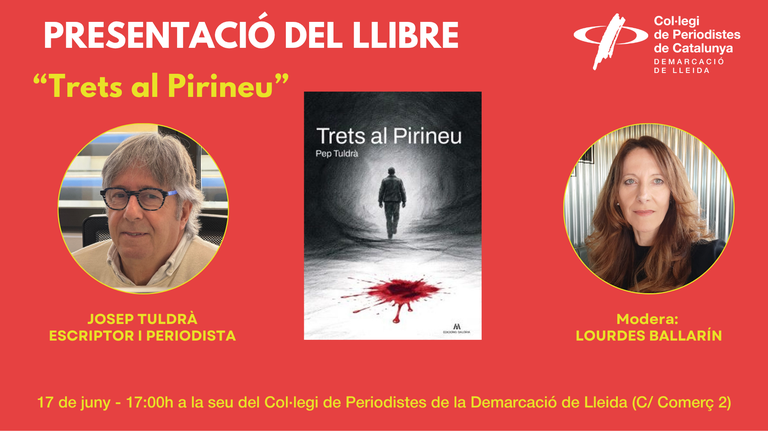 Presentació Llibre "Trets al Pirineu" de Pep Tuldrà