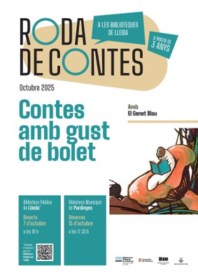 Roda de contes “Contes amb gust de bolet” a càrrec del Genet Blau..