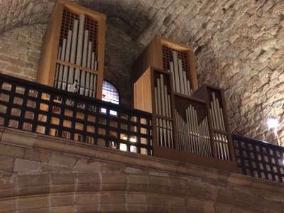 Orgue de l'església parroquial de Sant Llorenç.