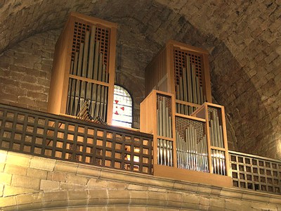 Orgue de la parròquia de Sant Llorenç de Lleida.