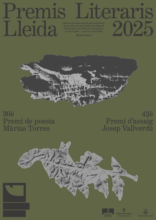Cartell dels Premis Literaris 2025