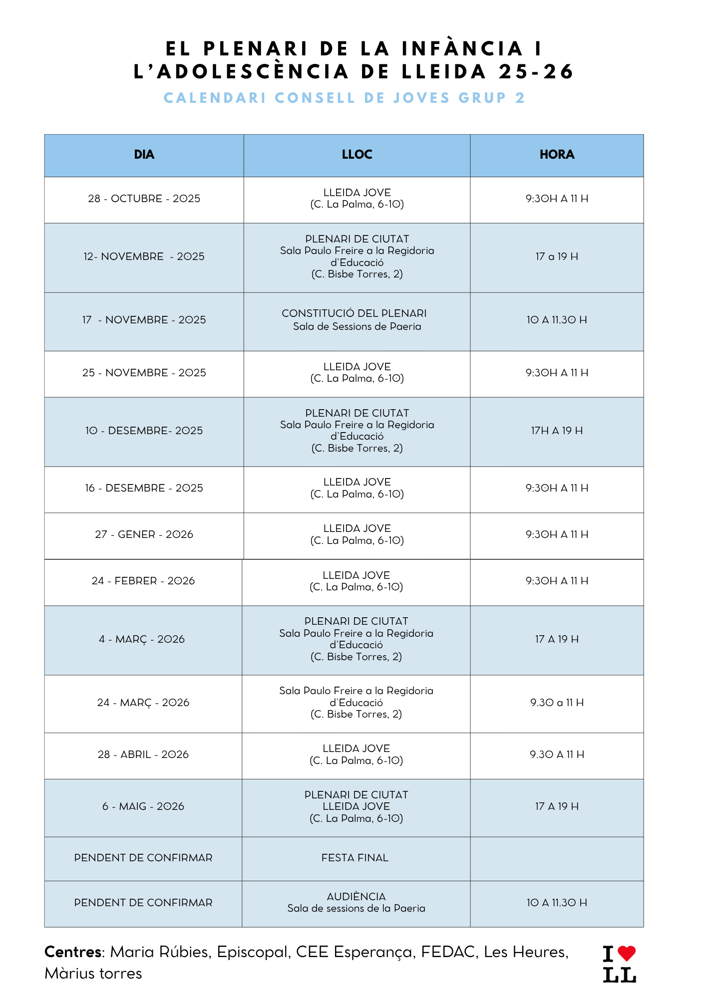 25-26 Calendari grup 2