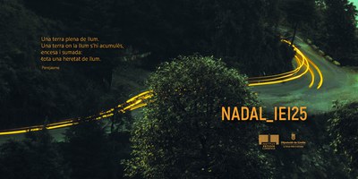 cartell promocional; Nadal a l'IEI.