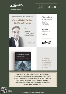 Programació Antares · Del 26 d’octubre a l’1 de novembre